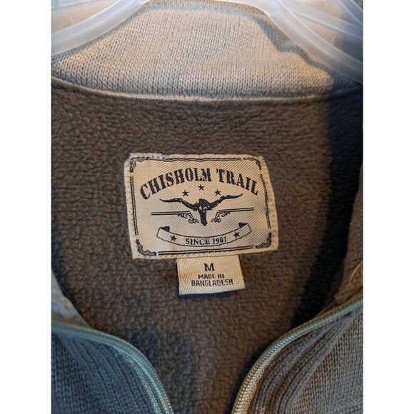 Chrisholm 1/4 zip pullover sweatshirt medium - Picture 3 of 3